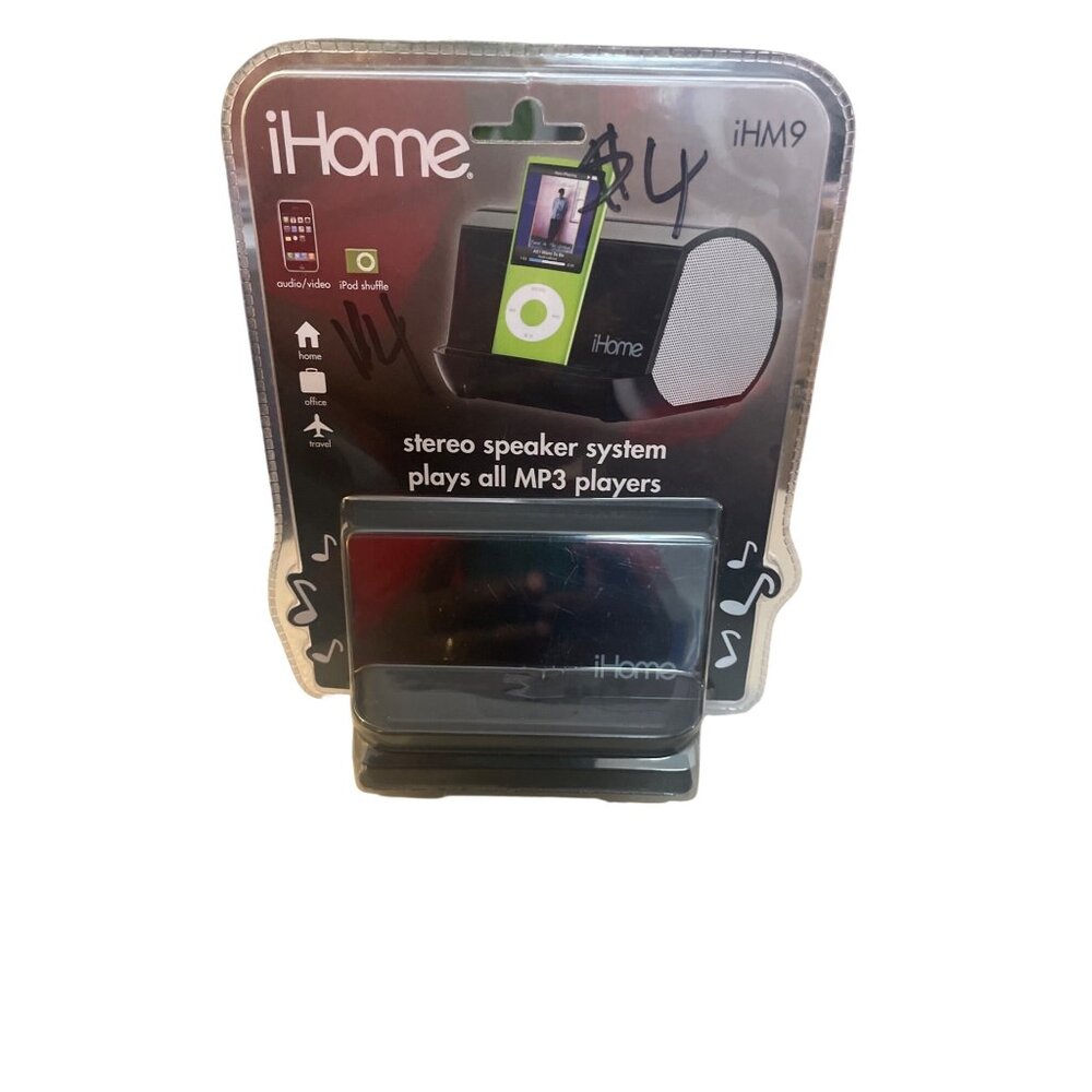 NEW‎ iHome iHM10 Stereo Speaker System for MP3 iPod iPhone Zune Headphone Jack